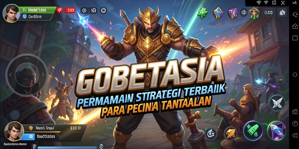 Screenshot gameplay GOBETASIA menunjukkan aksi seru dan strategi mendebarkan.