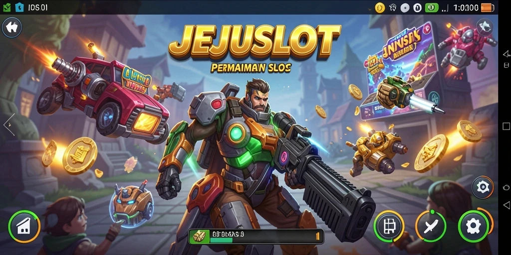 Screenshot gameplay JEJUSLOT menampilkan aksi seru dalam permainan slot.